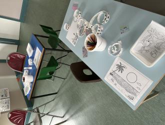 Summer Party Childrens Activity Table