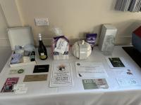 Wine Night Raffle Prize Table