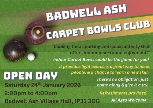 2026 Open Day Carpet Bowls Poster3